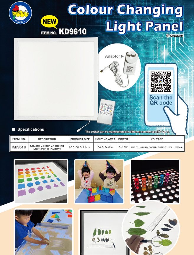 LED Light Panel series DM_KD1022, KD1033, KD9600, KD9610, KD968, KD969