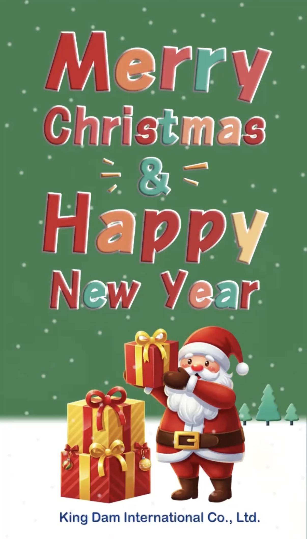 Merry Christmas & Happy New Year 2026 Greetings from KIN DAM