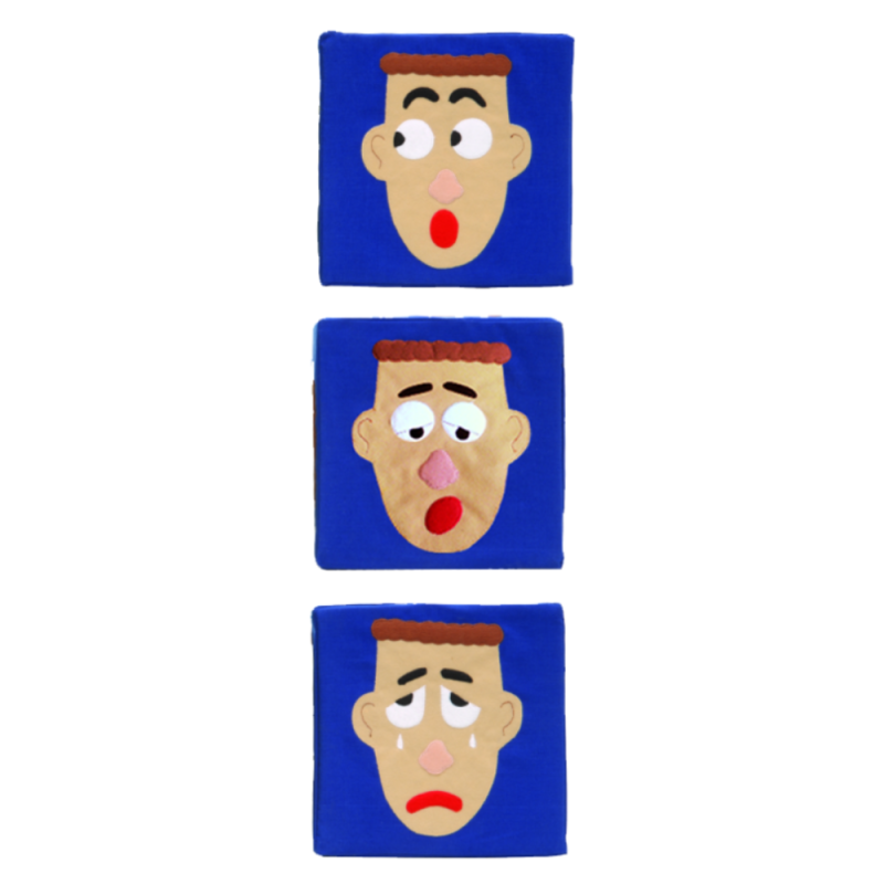 #11007-2 Mr. Face Cube