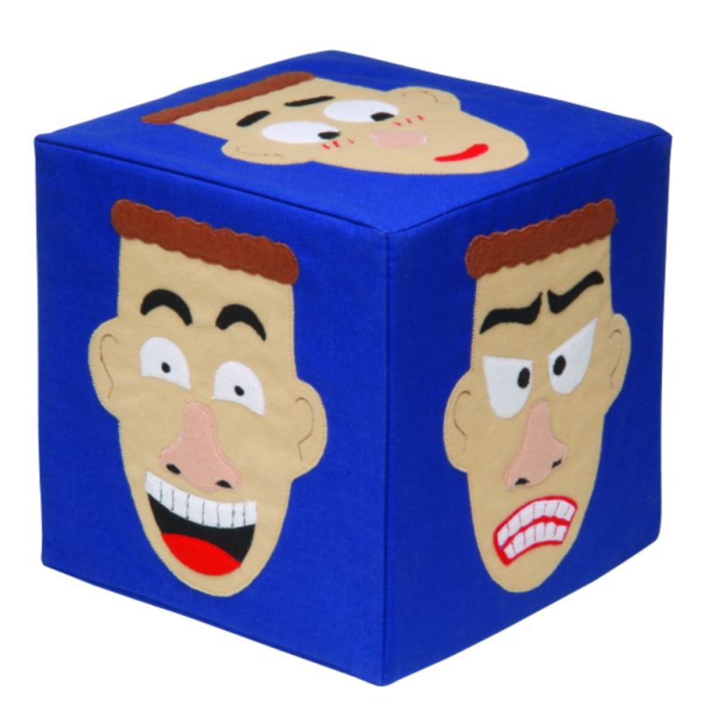 #11007-2 Mr. Face Cube