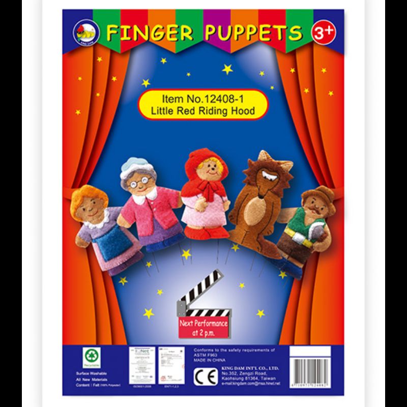 #12408-1 Little Red Riding Hood Finger Puppets
