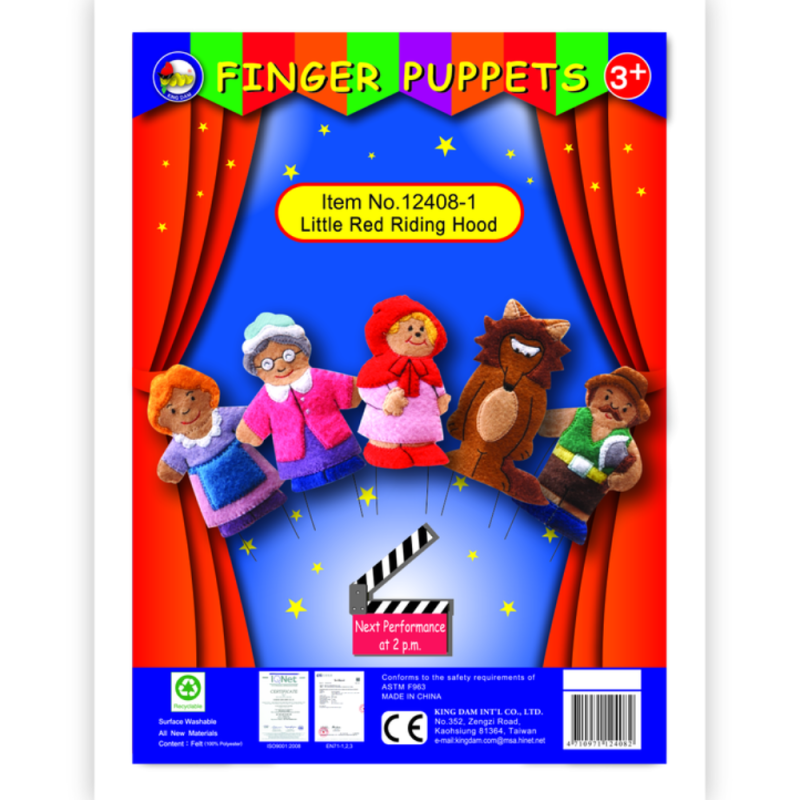#12408-1 Little Red Riding Hood Finger Puppets