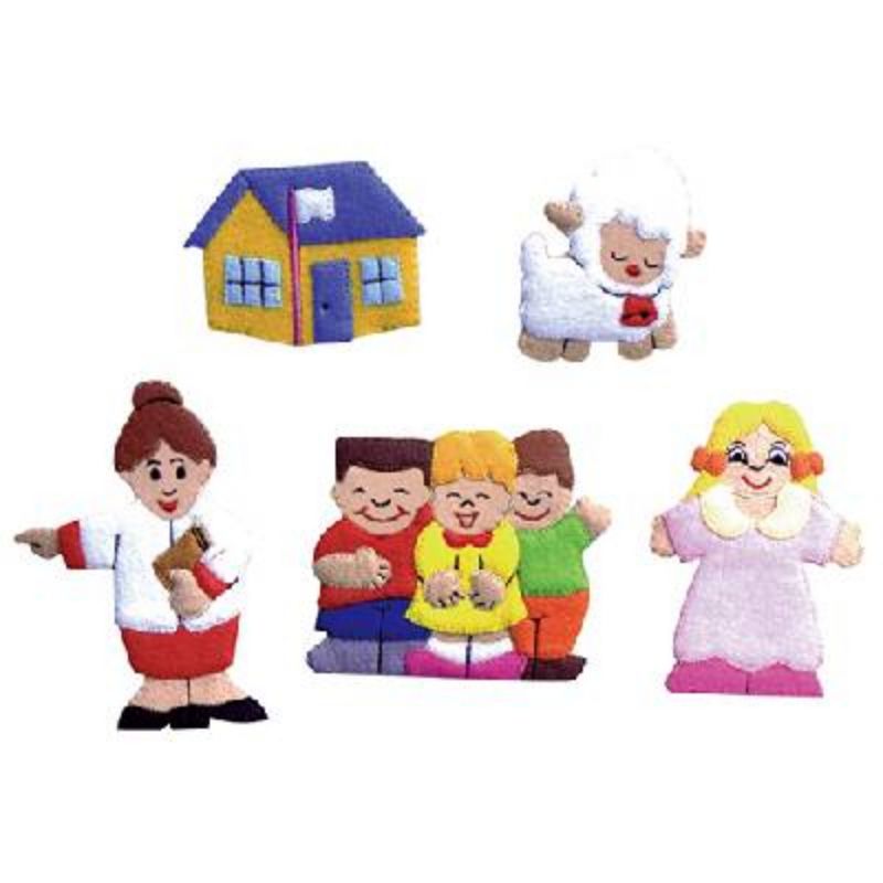 #12412 Mary Had a Little Lamb Finger Puppets