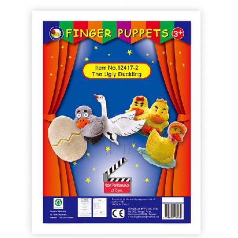 #12417-2 The Ugly Duckling Finger Puppets
