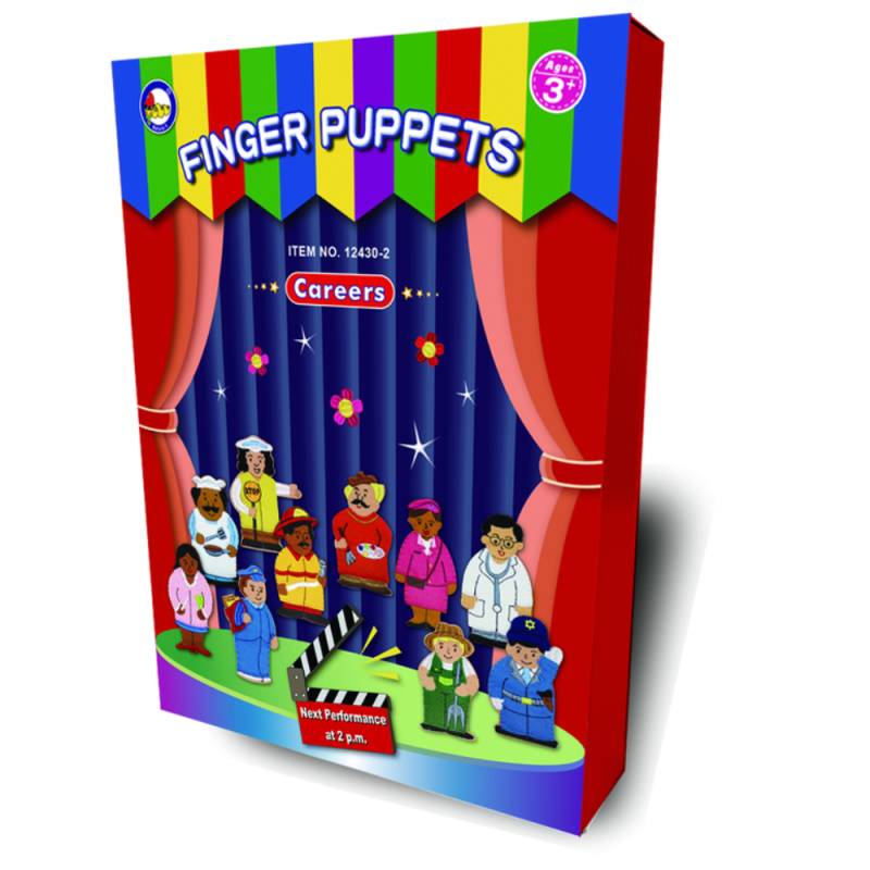#12430-2 Careers Finger Puppets