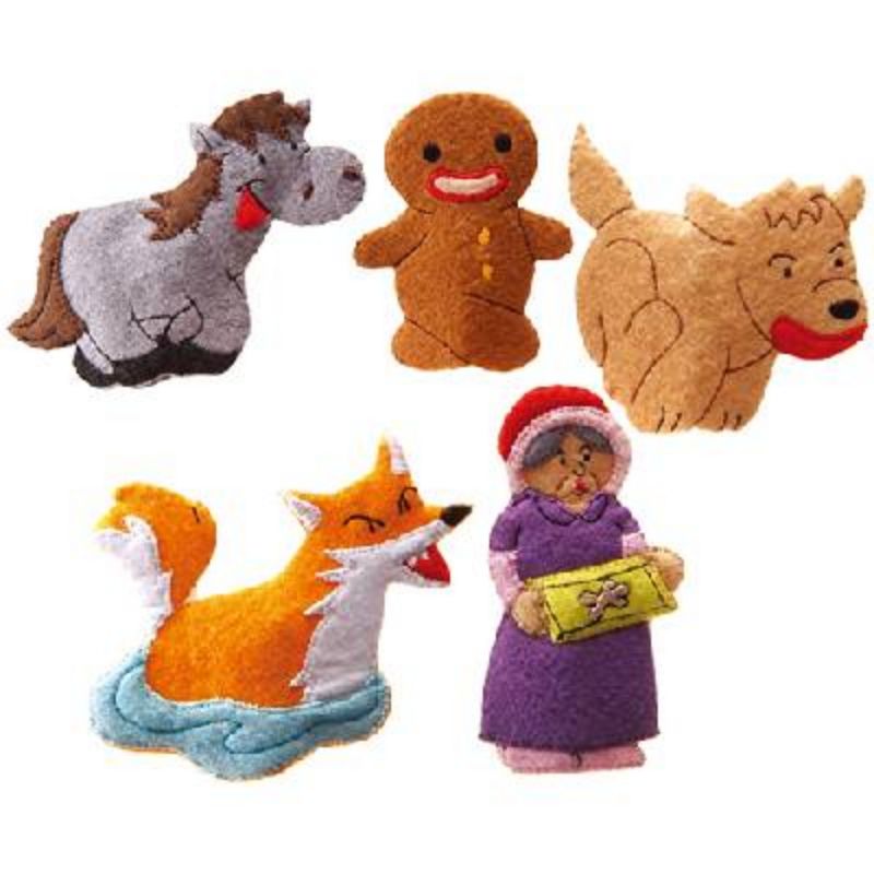#12439-2  Gingerbread Man Finger Puppets
