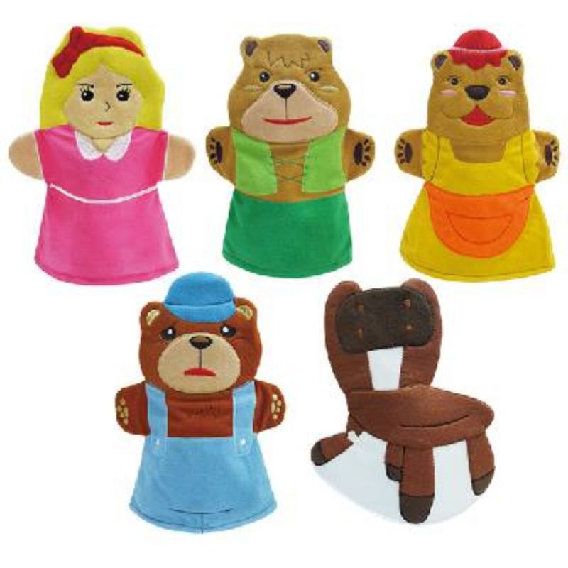 #12463-1 Goldilocks and the Three Bears Hand Puppet