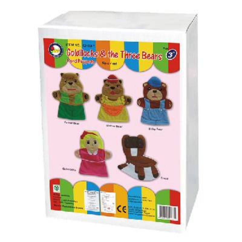 #12463-1 Goldilocks and the Three Bears Hand Puppet