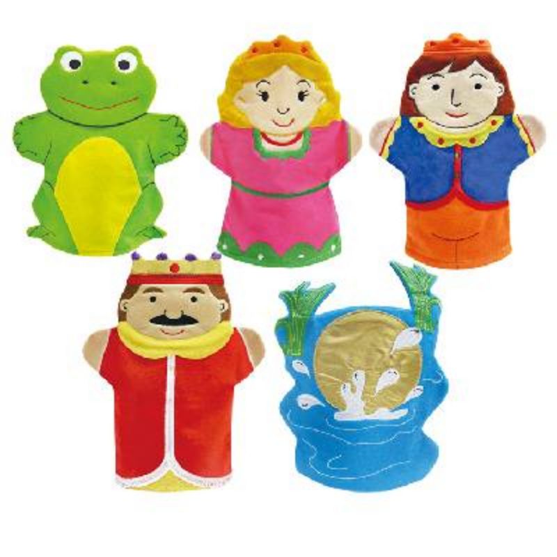 #12486-1 The Frog Prince Hand Puppets