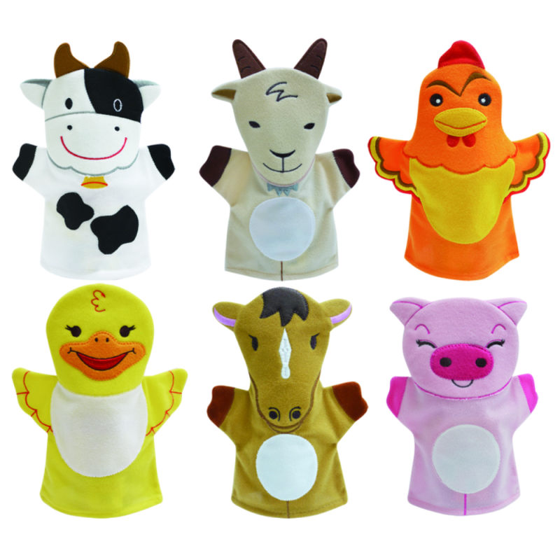#12493 Farm Animal Hand Puppets