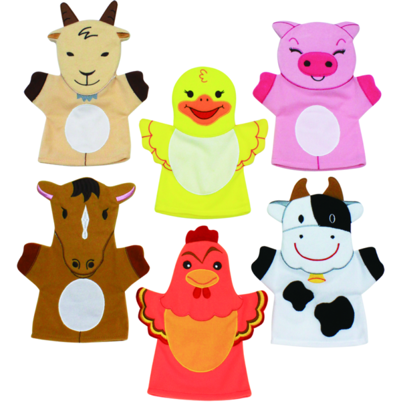 #12493 Farm Animal Hand Puppets