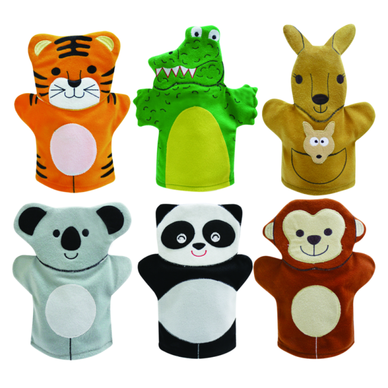 #12495 Wild Animal II Hand Puppets