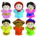 #12497 World Costume II Hand Puppets