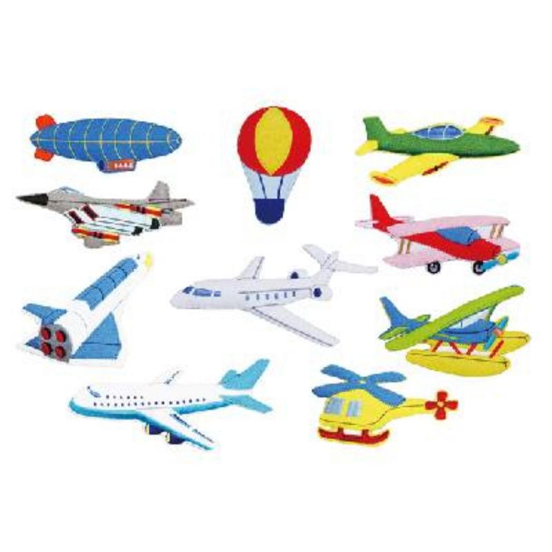 #12701L-2 Felt Motifs (Large) - Air Transport