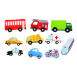 #12703-2 Felt Motifs (small) - Land Transport