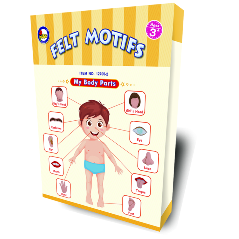 #12705-2 Felt Motifs (small) – My Body Parts