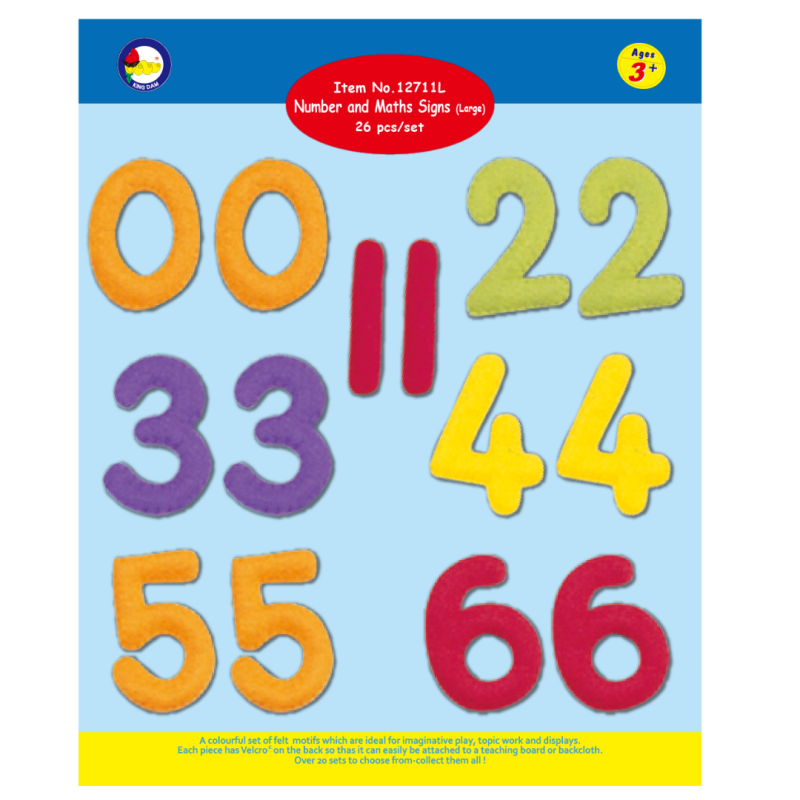 #12711L Number and Maths Signs (Large)