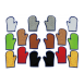#12737-2 Tactile Mitts