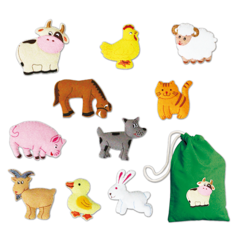 #12706L-2 Felt Motifs (Large) – Farm Animals
