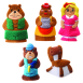 #12411-1 Goldilocks & the 3 Bears Finger Puppets