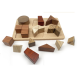 #636 Six-Colour Solid Wood Fraction Board