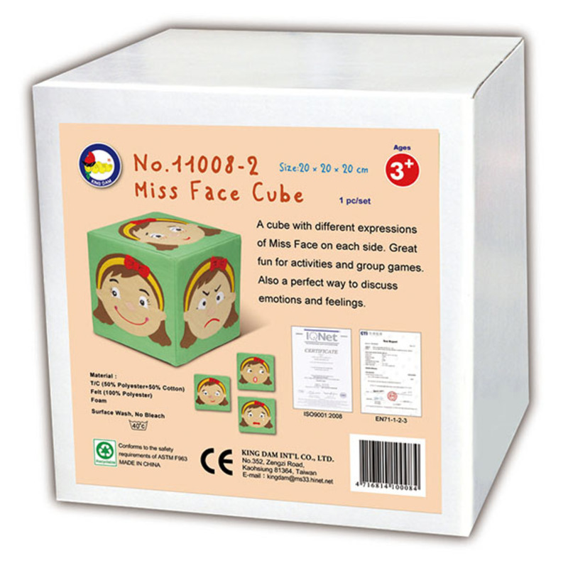 #11008-2 Miss Face Cube