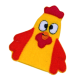 #12423-2 Farm Animals Finger Puppets