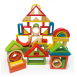Rainbow Nesting Shape Block Set (33 pcs + 1 Beech Wood Box)