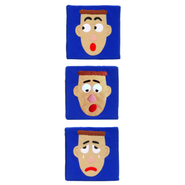 #11007-2 Mr. Face Cube