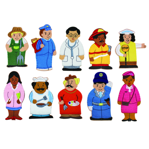 #12430-2 Careers Finger Puppets