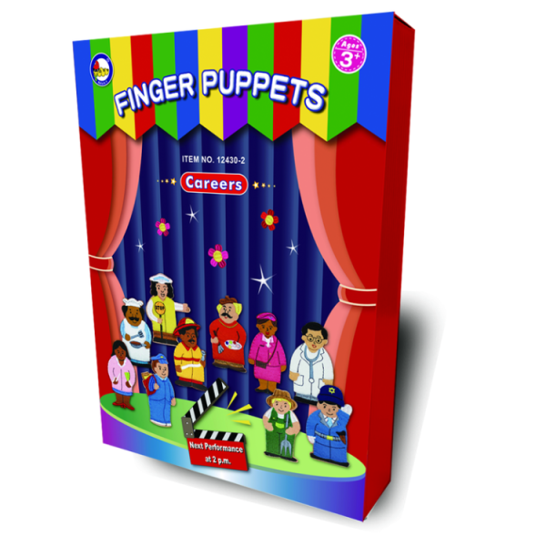 #12430-2 Careers Finger Puppets