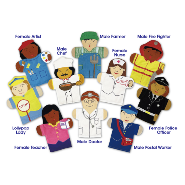 #12481-2 Careers Hand Puppets