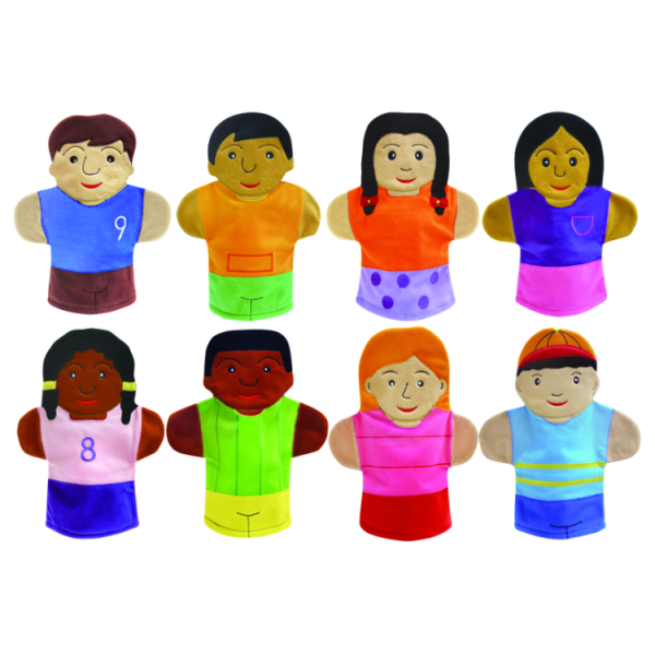 #12482 Children of the World Hand Puppets
