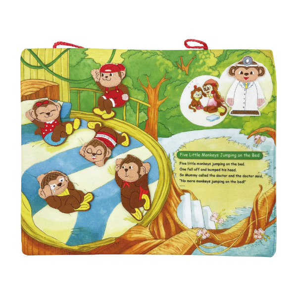 #357-C Five Little Monkeys Jumping on the Bed