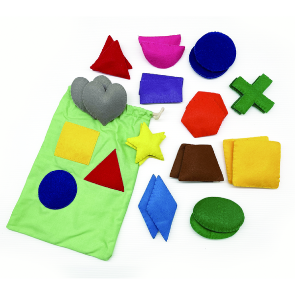 #12729 Matching Shapes Bag